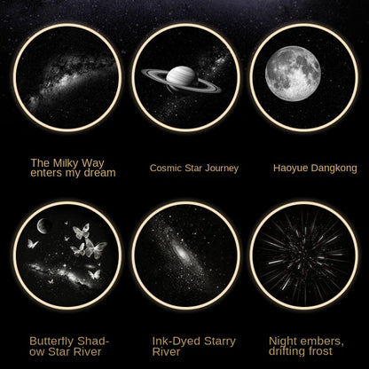USB Galaxy Star Projection Night Light Bedside Ambient Mood Lamp for Bedroom Sleep